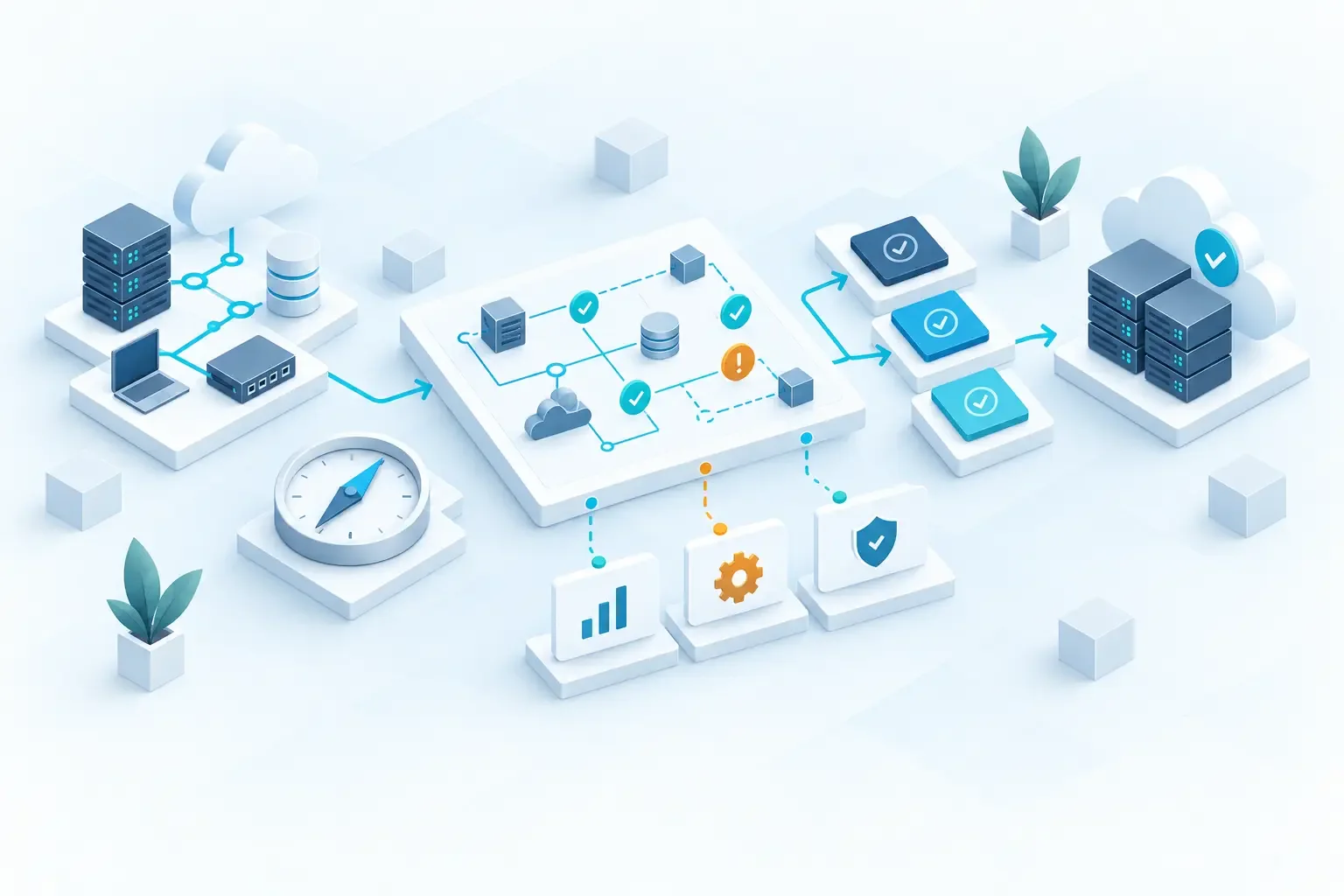 Audit d’une infrastructure informatique, priorisation des actions et définition d’une architecture cible